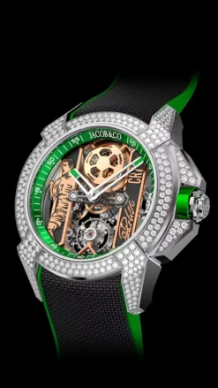 JACOB & CO - CR7  STAINLESS STEEL - SILVER DIAMOND